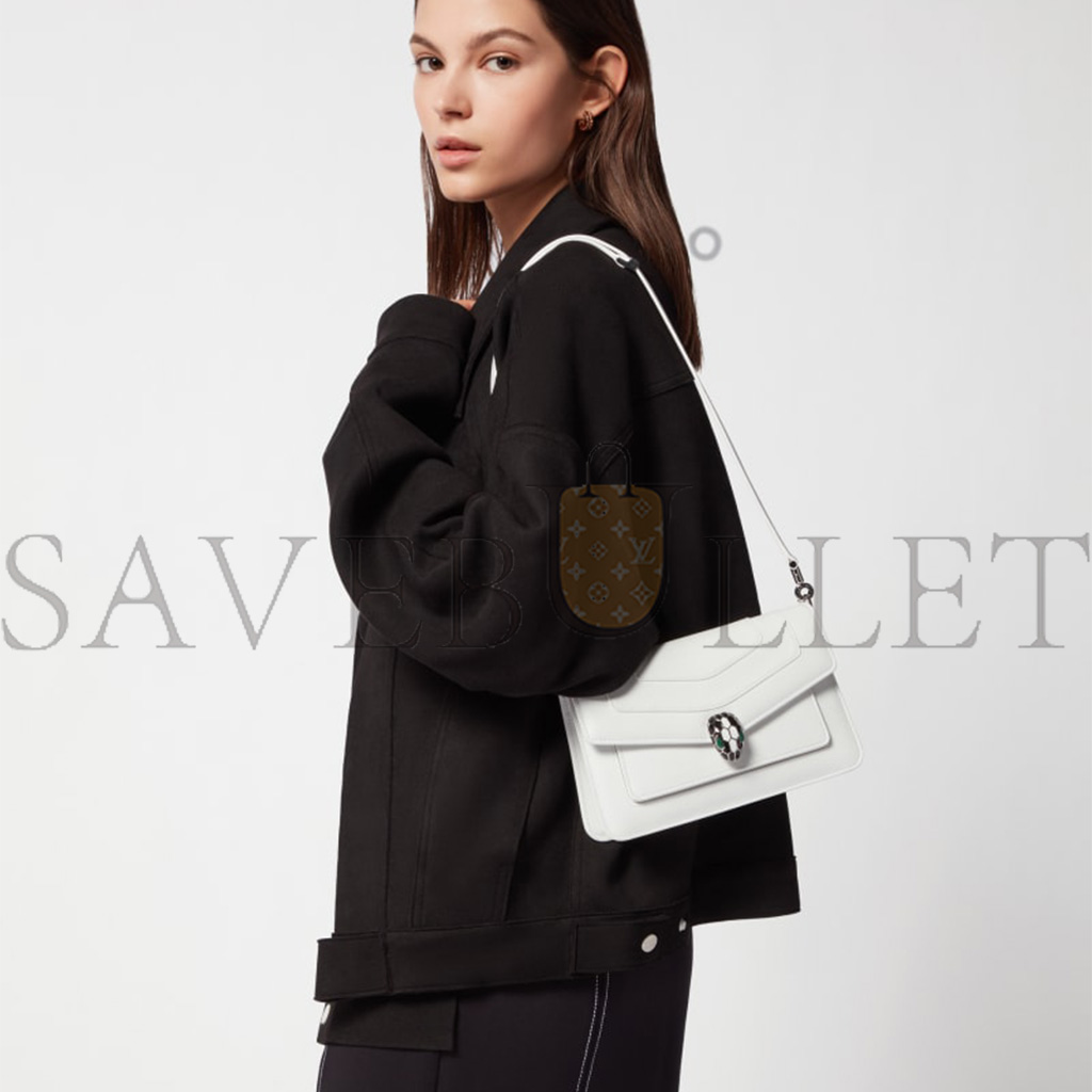 BVLGARI SERPENTI FOREVER EAST-WEST SHOULDER BAG (22*13*5.5cm) BVLGARI SERPENTI FOREVER EAST-WEST SHOULDER BAG (22*13*5.5cm)